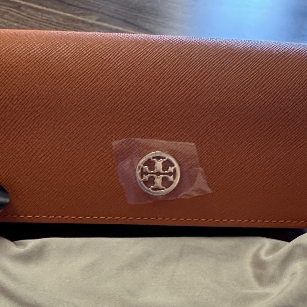 Tory Burch Black and Tan Geometric Sunglasses TY6102 - Picture 5 of 5